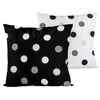 4Home Kopfkissenbezug Dots schwarz, 40 x 40 cm, set 2 St.