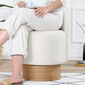 Barren Pouf Cream Stool