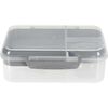 EH Kosmna posoda za kosilo s predali in posodicoza preliv, siva