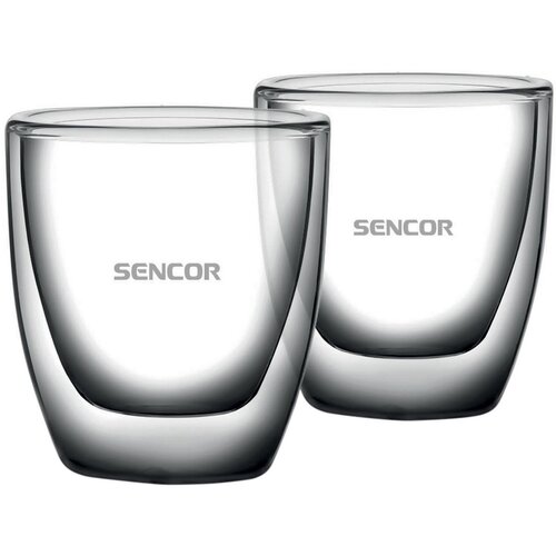 Sencor SGX 001 szklanka termiczna do espresso 80 ml, 2 szt.