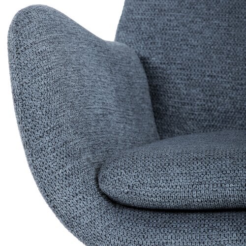 Fotel bujany BLUE2, niebieski