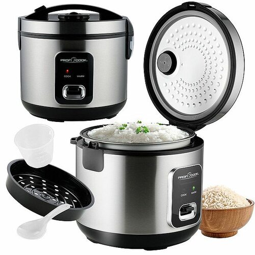 ProfiCook RK 1285 rizsfőző és gőzfőző 2in1