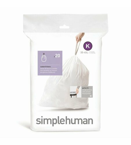 Simplehuman vrečke za smeti K 35-45 l, 20 kosov