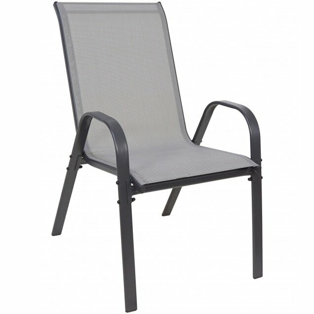 Set stoličiek Stela, 55 x 70 x 92 cm, 2 ks, sivá