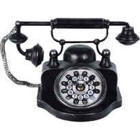 Koopman Stolné hodiny Old telephone, čierna Koopman Stolné hodiny Old telephone, čierna