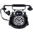 Zegar stołowy „Old Telephone” czarny