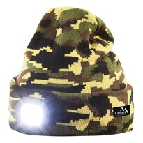 Cattara Čiapka s LED svietidlom Army, zelená
