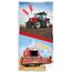 Ręcznik kąpielowy dziecięcy Traktor i Kombajn, 70 x 140 cm