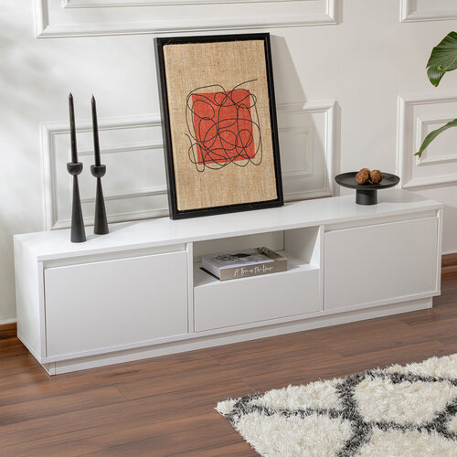 Televizní stolek Vanguard Natural White
