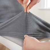 4Home Stretch prevleka za stol Magic clean svetlo siva, 45 - 50 cm, komplet 2 kosov