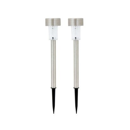 Solární lampa nerez set 2 ks AKU NiMH AAA 600mAh
