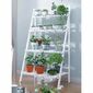 Bambus Blumenständer Nepel Typ 2 Weiß, 70 x 40 x 122 cm