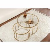 Set de măsuțe de cafea Aurum Gold 80 cm, 2buc.