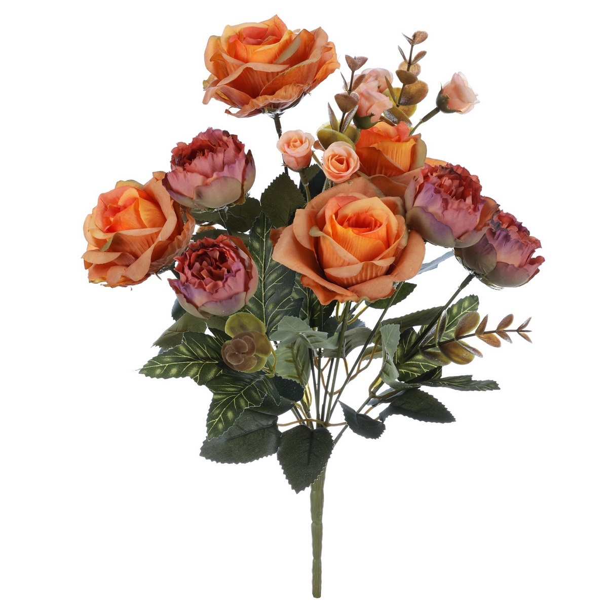Trandafiri în buchet, portocaliu, 26 x 36 cm,