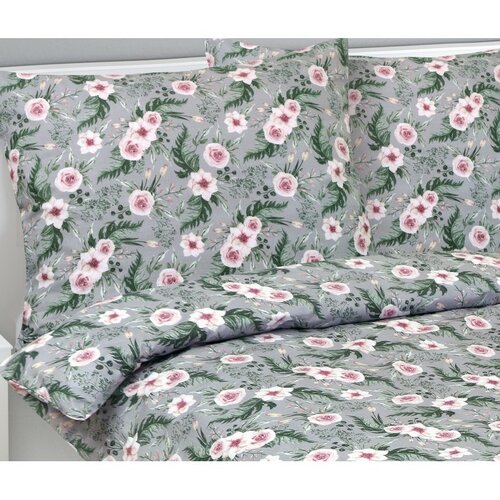 Bellatex Lenjerie de pat din bumbac Trandafiri, 140 x 200 cm, 70 x 90 cm