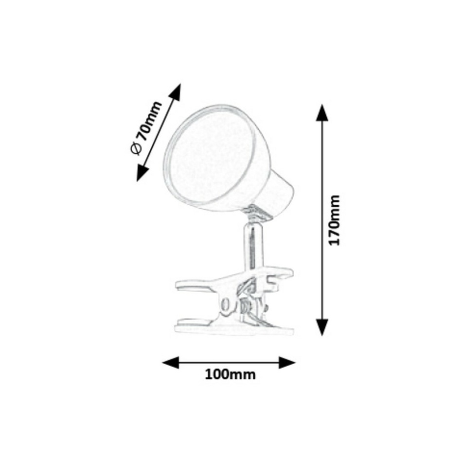 Rabalux 1482 klip-on stolní lampa Noah