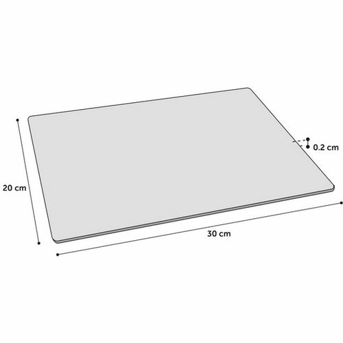 Covoraș de răcire din aluminiu Flamingo pentrurozătoare , dimensiune L, 30 x 20 x 0,2 cm