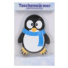 Warmes Gel-Kissen Penguin, Blau