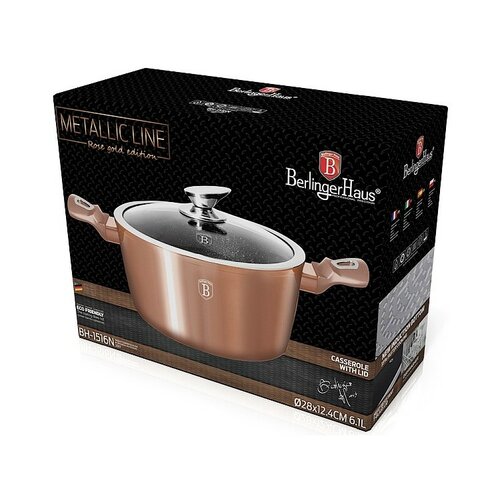 Berlinger Haus ponev Rosegold Metallic Line, 28 cm