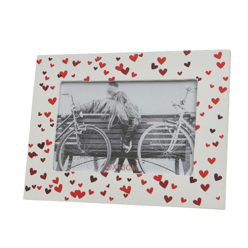 Fotorámček Hearts, 19,5 x 14,5 cm