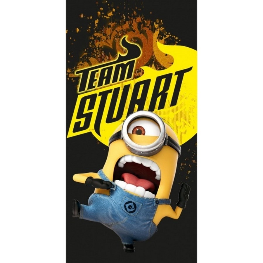 Halantex Osuška Mimoňovia Team Stuart, 75 x 150 cm