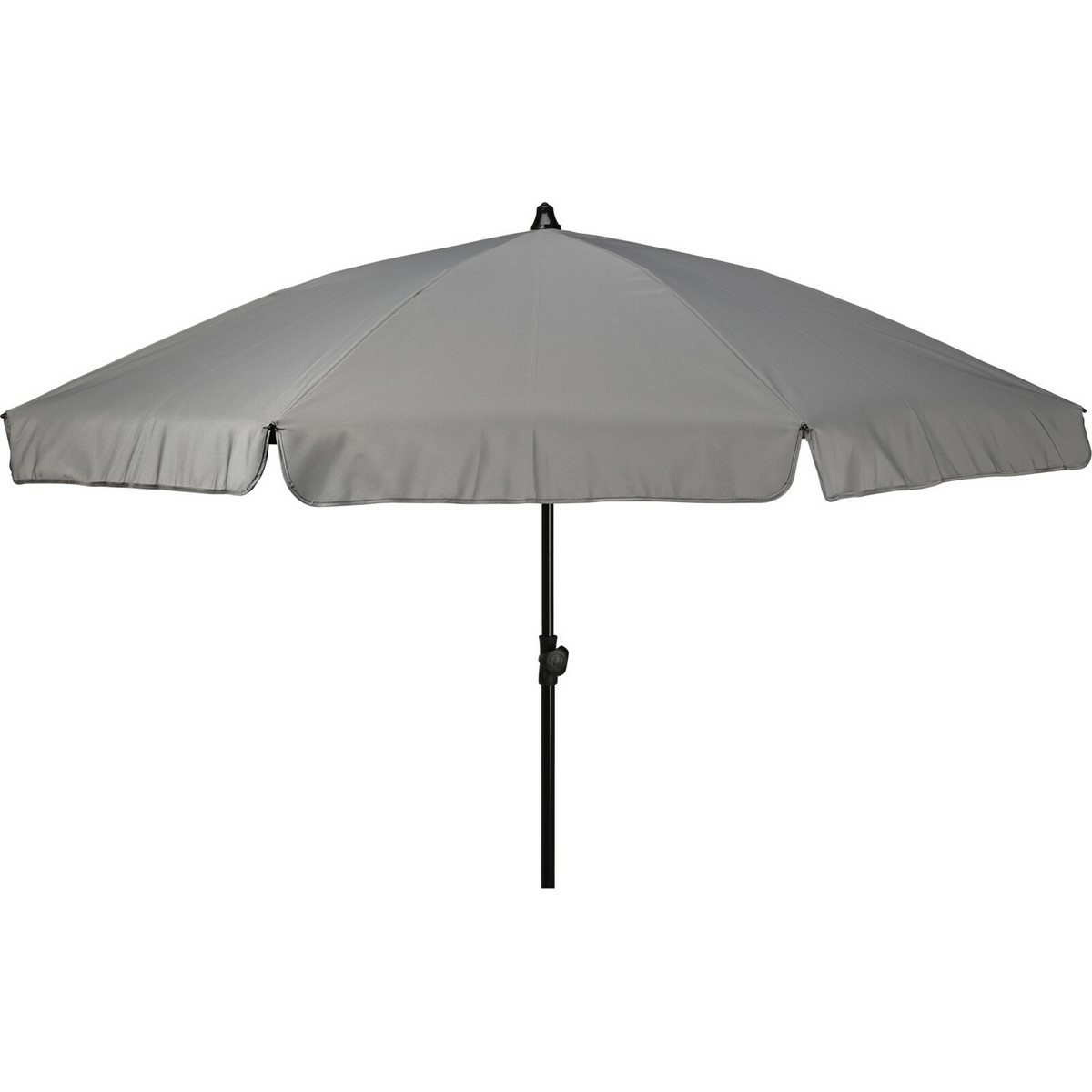 Parasol plażowy z pochyleniem śr. 185 cm, szary