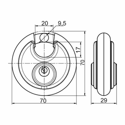 Komplet verige in visečega ključavniceRVR.FORTIS.R8x1000