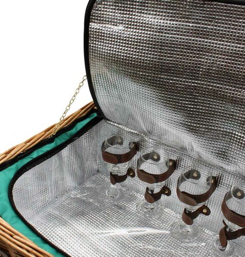 Piknik koš za 4 osebe Ireland, 46 x 36 x 21 cm