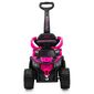 Scuter electric Baby Mix cu bară de ghidareRuggy, roz