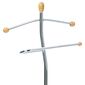 Stummer Diener 82646 NAT Chrom/Eiche, 118 cm