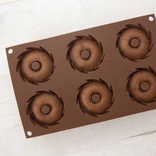 Orion Silikonska forma za venčke, rjava