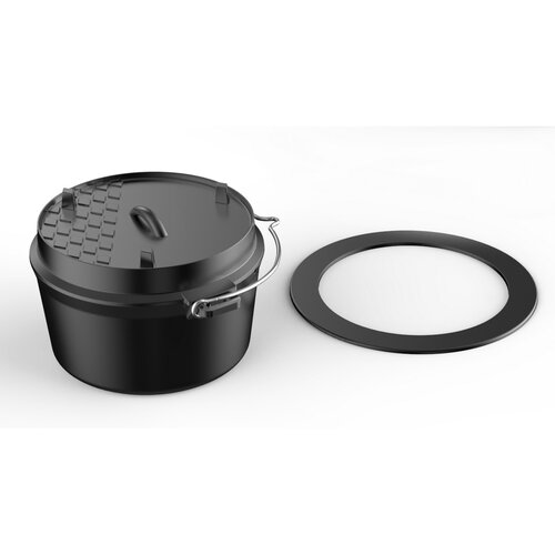 Tepro 8230 Dutch Oven Öntöttvas sütő fedővel , 6 l