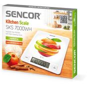 Sencor SKS 7000WH kuchyňská váha, bílá