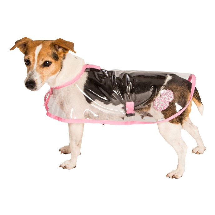 Samohýl exclusive Obleček - Pláštěnka "Bella"průhledná reflex růžová 24 cm, 24 cm