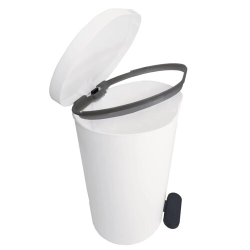 Denox Pedalno smetnjak 8 l, ovalen, antracit