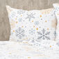 4Home Flanell-Bettwäsche Frosty snowflakes, 140 x 220 cm, 70 x 90 cm