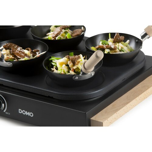 DOMO DO8719W elektrická fritéza a WOK, 2v1