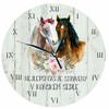 Bohemia Gifts Fa óra - A lovak szerelmeseinek , 24cm