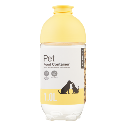 LOCKnLOCK Recipient pentru granule pentru animalede companie, 1 l