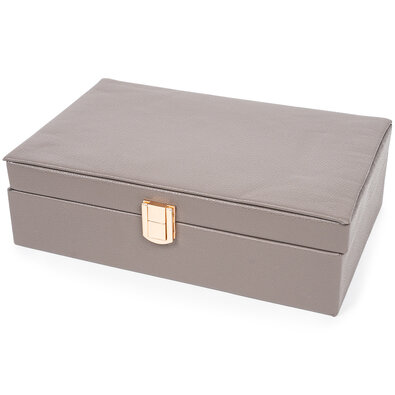 Schmuckkästchen Velvet dream Grau, 25 x 7 x 16 cm