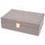 Schmuckkästchen Velvet dream Grau, 25 x 7 x 16 cm