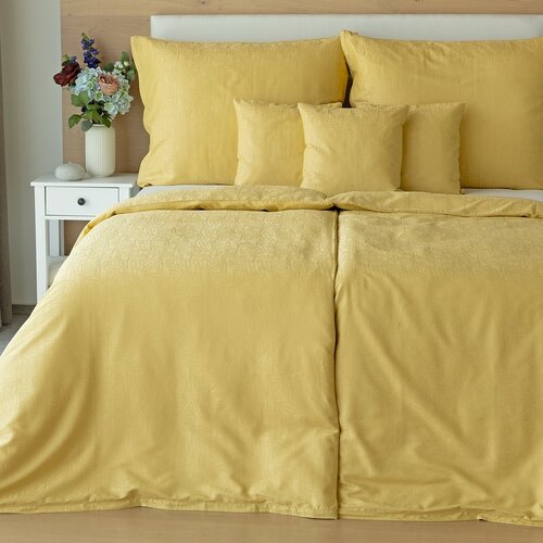 Matějovský Posteljnina iz bambusovega damaskaSofie Camel Gold, 140 x 200 cm, 70 x 90 cm