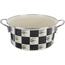 Orion Smaltovaný kastrol Šachovnice Lem, 3 l,  pr. 22 cm