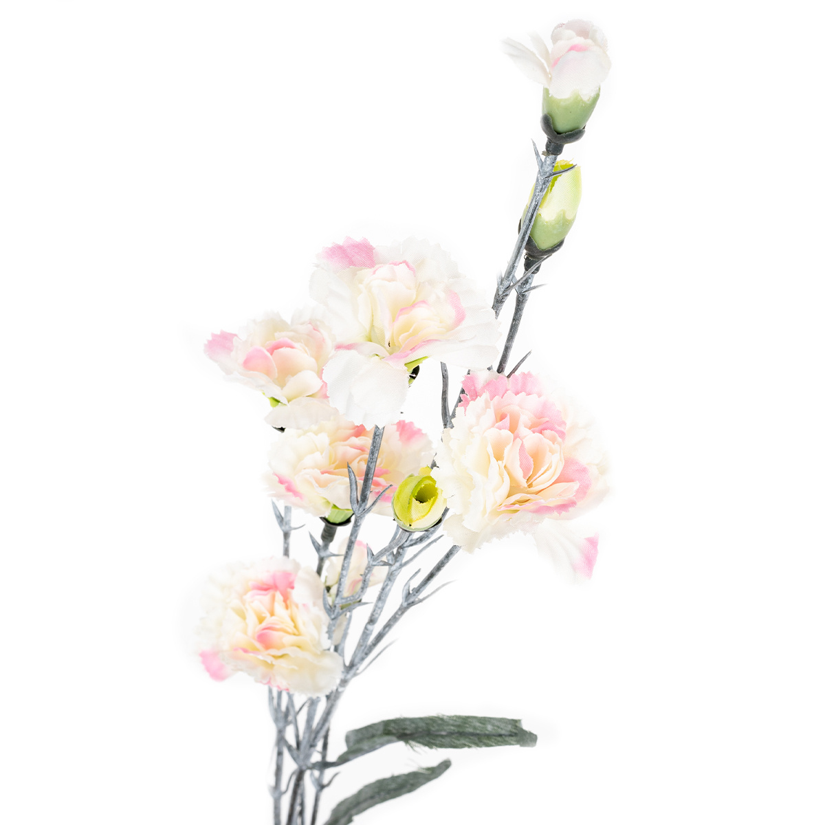 Levně Umělá květina drobné Karafiáty, růžová, 60 cm