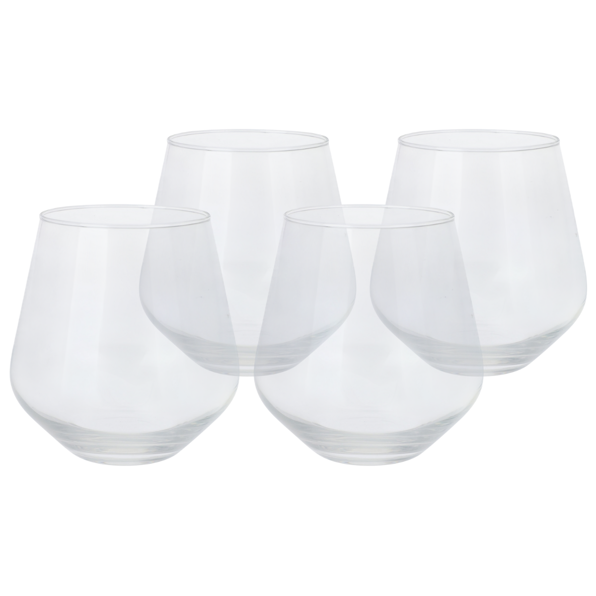 EH 4dílná sada sklenic na whisky, 450 ml