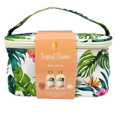 Set cadou cosmetic Flori tropicale