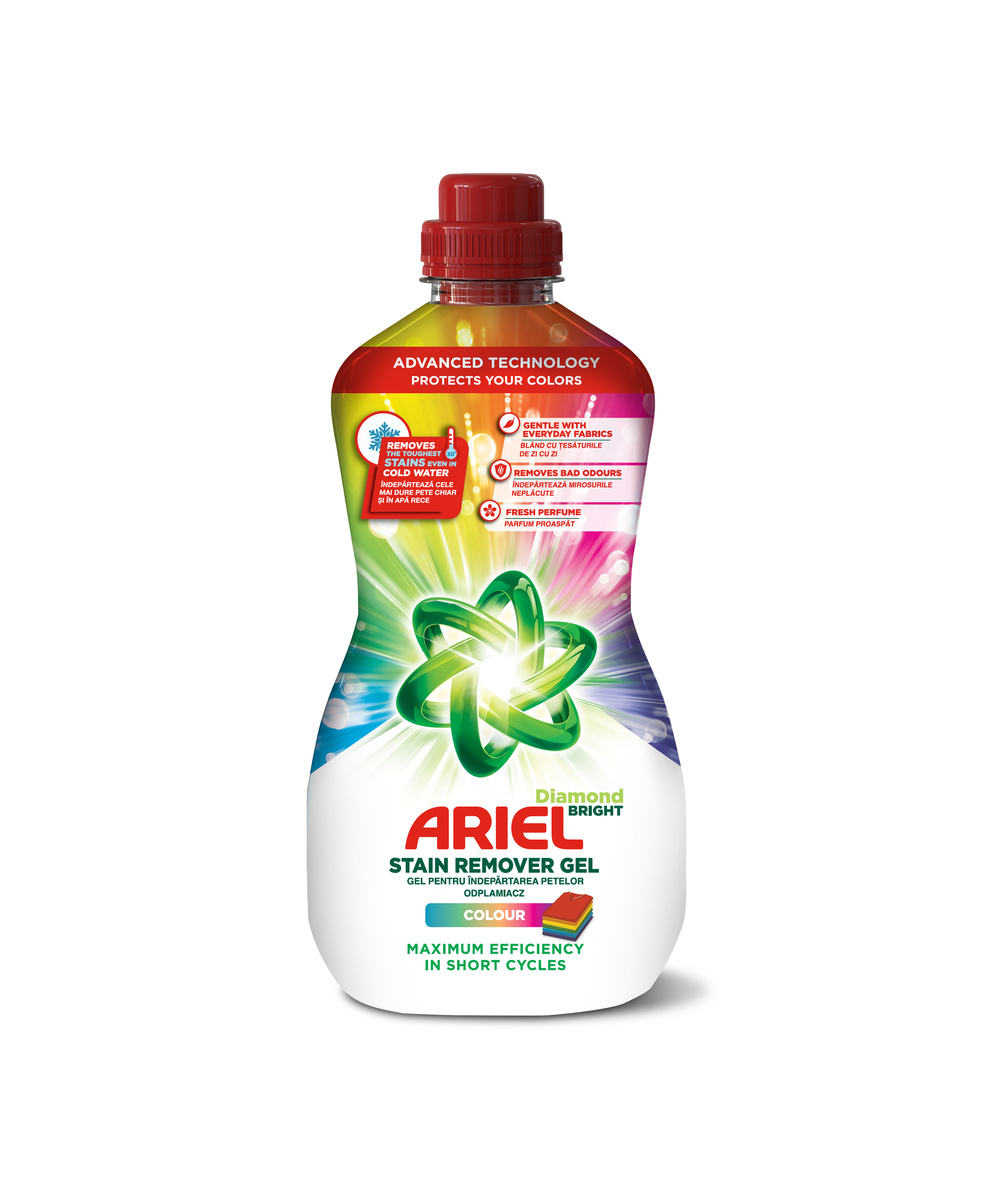 Ariel odstraňovač skvrn na barevné prádlo gel, 950 ml