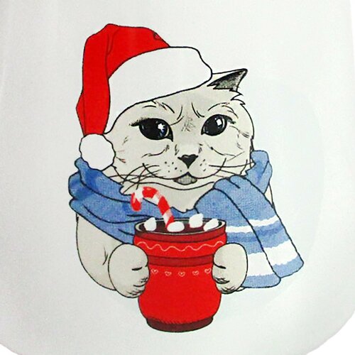 Toro Keramický hrnek Xmas Cat, 290 ml