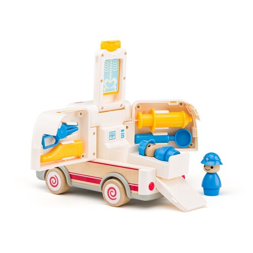 Woody Auto karetka pogotowia z dźwiękami i światłami