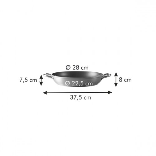 Tescoma Pánev hluboká s 2 úchyty GrandCHEF, pr. 28 cm